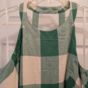 Enchanting Green Halter Dress -- For Garden Parties, Engagements, Weddings